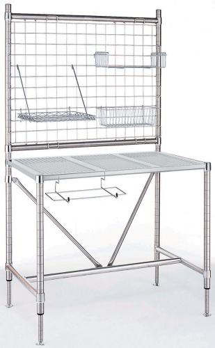 Metro Stainless Perf Top Clean Tables